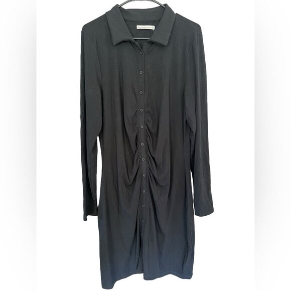 Abercrombie & Fitch Black Long Sleeve Dress - Picture 5 of 13